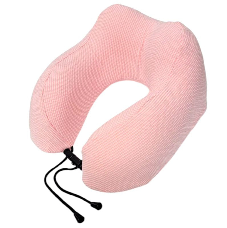 COLLARIN FOAM ALMOHADA PARA CUELLO EN FORMA DE U DE ESPUMA VISCOELASTICA CON FUNDA LAVABLE, CIERRE PARA CUELLO PARA VIAJES O DORMIR 5 COLORES 27X27CM