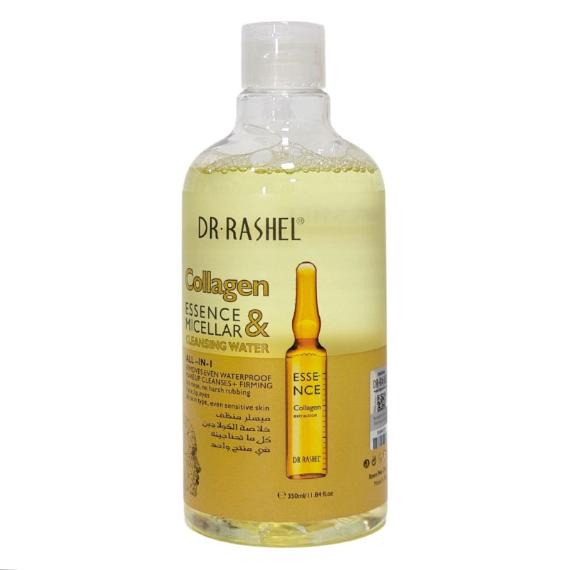 AGUA MICELAR LIMPIADORA CON ESENCIA DE COLAGENODR RASHEL 350ML