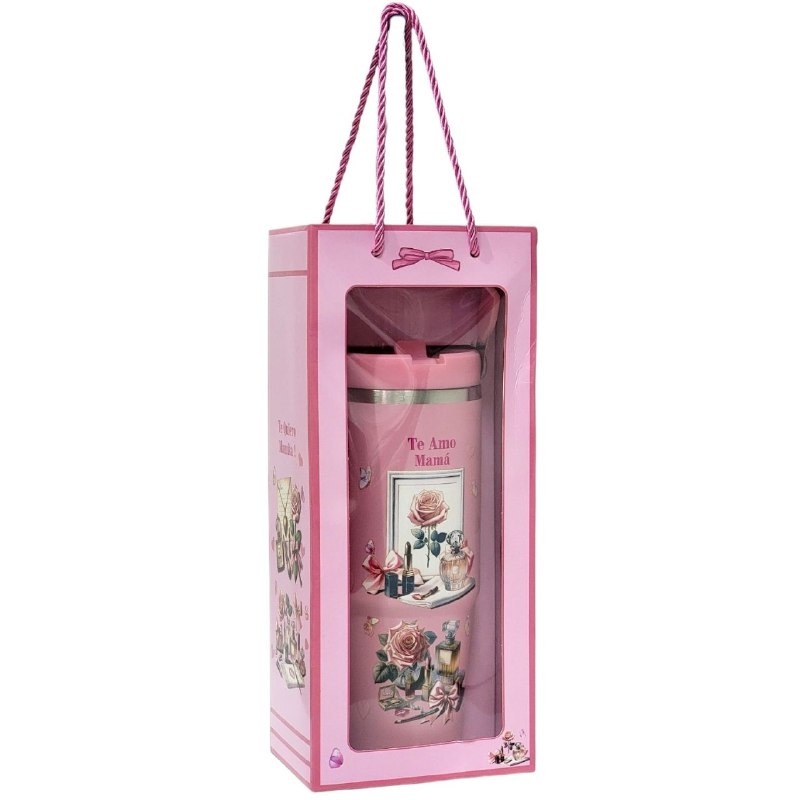 TERMO PORTATIL DE ALTA RESISTENCIA DE ACERO INOXIDABLE DEL DIA DE LAS MADRES BENELI HOME 600ML