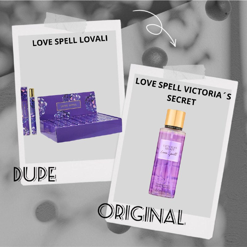 PERFUME EN TUBO PARA DAMA LOVE SPELL LOVALI EDP 35ML (M) (AROMA SIMILAR VS LOVE SPELL)