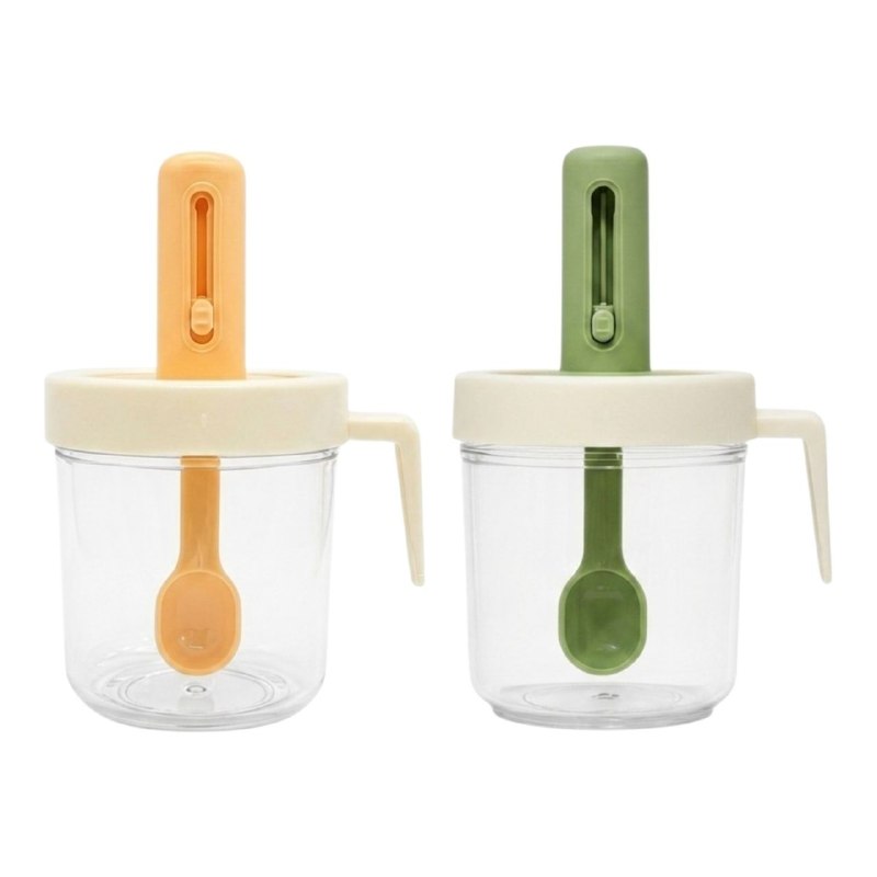 ORGANIZADOR RECIPIENTE FRASCO DE CONDIMENTOS CON CUCHARA EXPANDIBLE, ALMACENA Y DISPENSA ESPECIAS Y CONDIMENTOS EXPASION SEASONING JAR