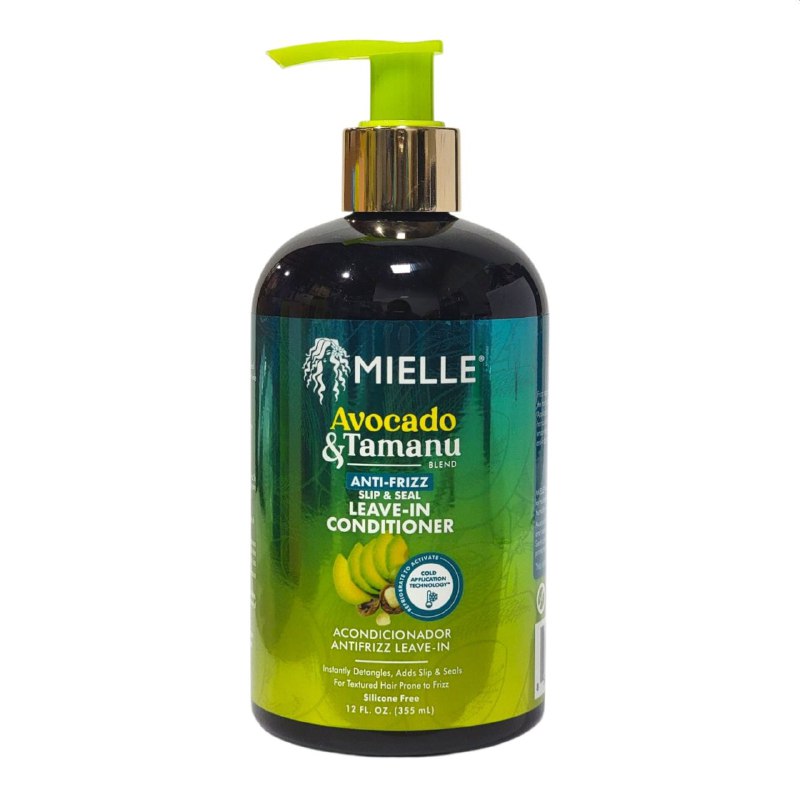ACONDICIONADOR PARA EL CABELLO DE AGUACATE Y ACEITE DE NUEZ HIDRATANTE ANTI FRIZZ MIELLE 335ML