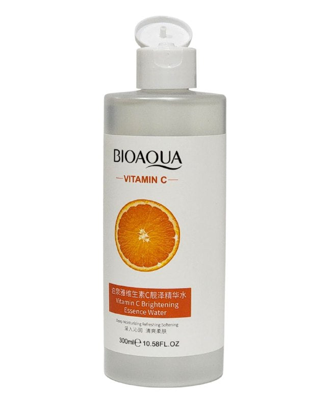 TONICO FACIAL AGUA DE ESENCIA ILUMINADORA DE VITAMINA C, RESFRESCANTE, FACIL DE ABSORBER REPONE LA HUMEDAD DE LA PIEL BIOAQUA 300ML