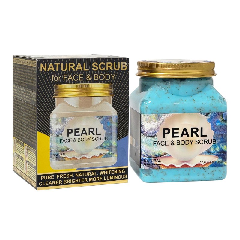 CREMA FACIAL EXFOLIANTE DE PERLAS SUAVIZA, HIDRATA Y ELIMINA LA SEQUEDAD DE LA PIEL FRUIT OF THE WOKALI 500ML