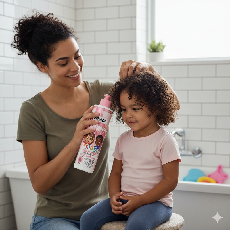 CREMA PARA EL CABELLO PARA NIÑOS HIDRATANTE ACTIVADORA DE RIZOS NEVADA KIDS 300ML
