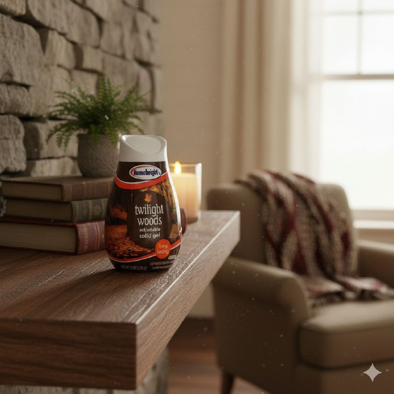 AMBIENTADOR AROMATIZANTE DE GEL SOLIDO DE BOSQUE CREPUSCULAR HOMEBRIGHT226G