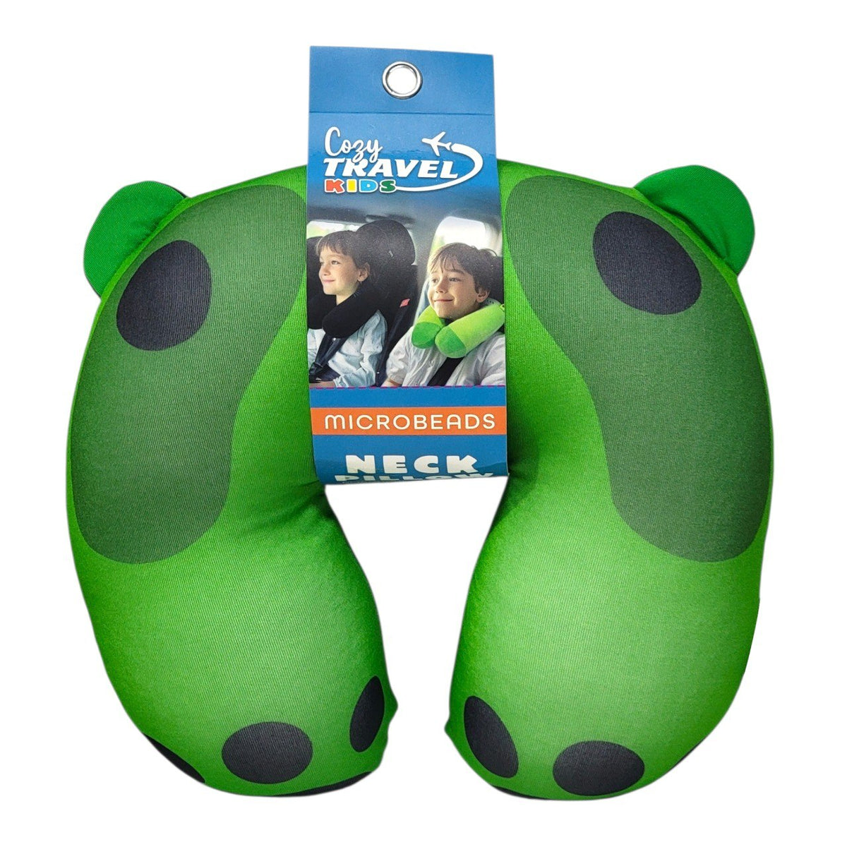 ALMOHADAS DE VIAJE RELLENAS DE MICROPERLAS COZY TRAVEL KIDS 25X27CM