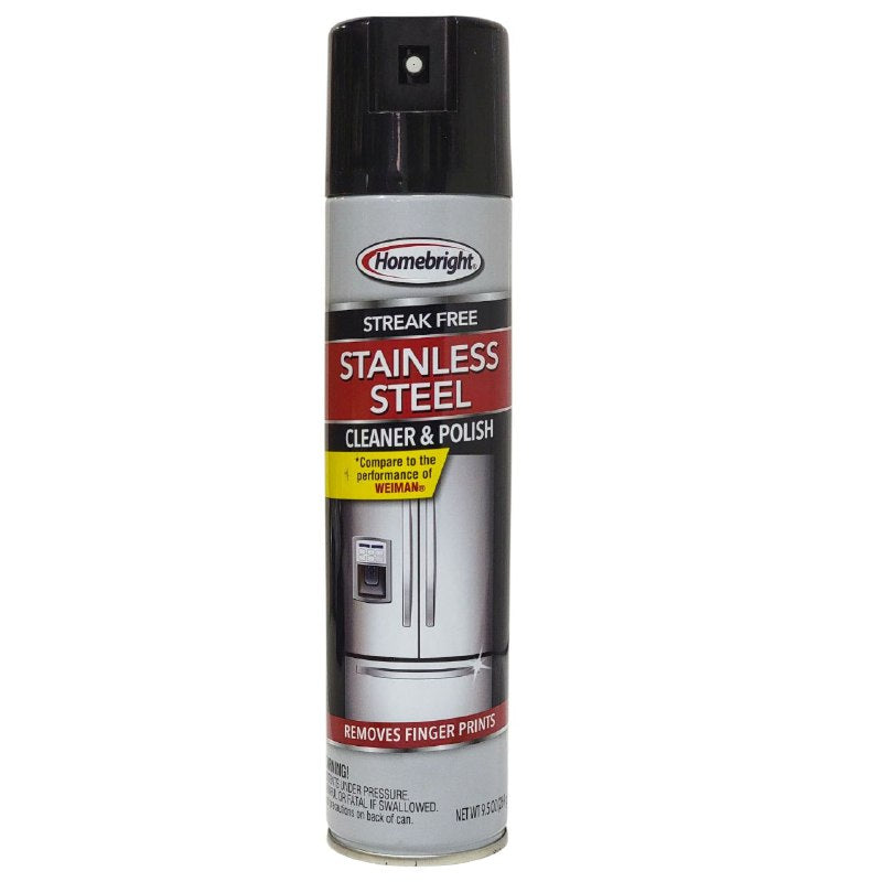 LIMPIADOR Y PULIDOR EN SPRAY DE ACERO INOXIDABLE HOMEBRIGHT 269G