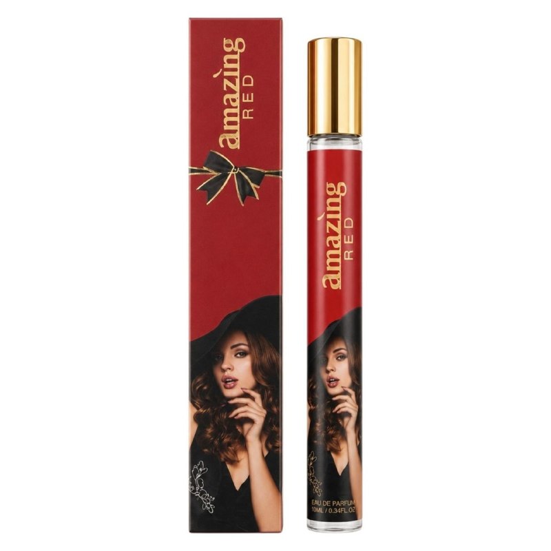 PERFUME EN TUBO PARA HOMBRE AMAZING RED 31 EDT 35ML (H) (AROMA SIMILAR CAROLINA HERRERA GOOD GIRL VERY)