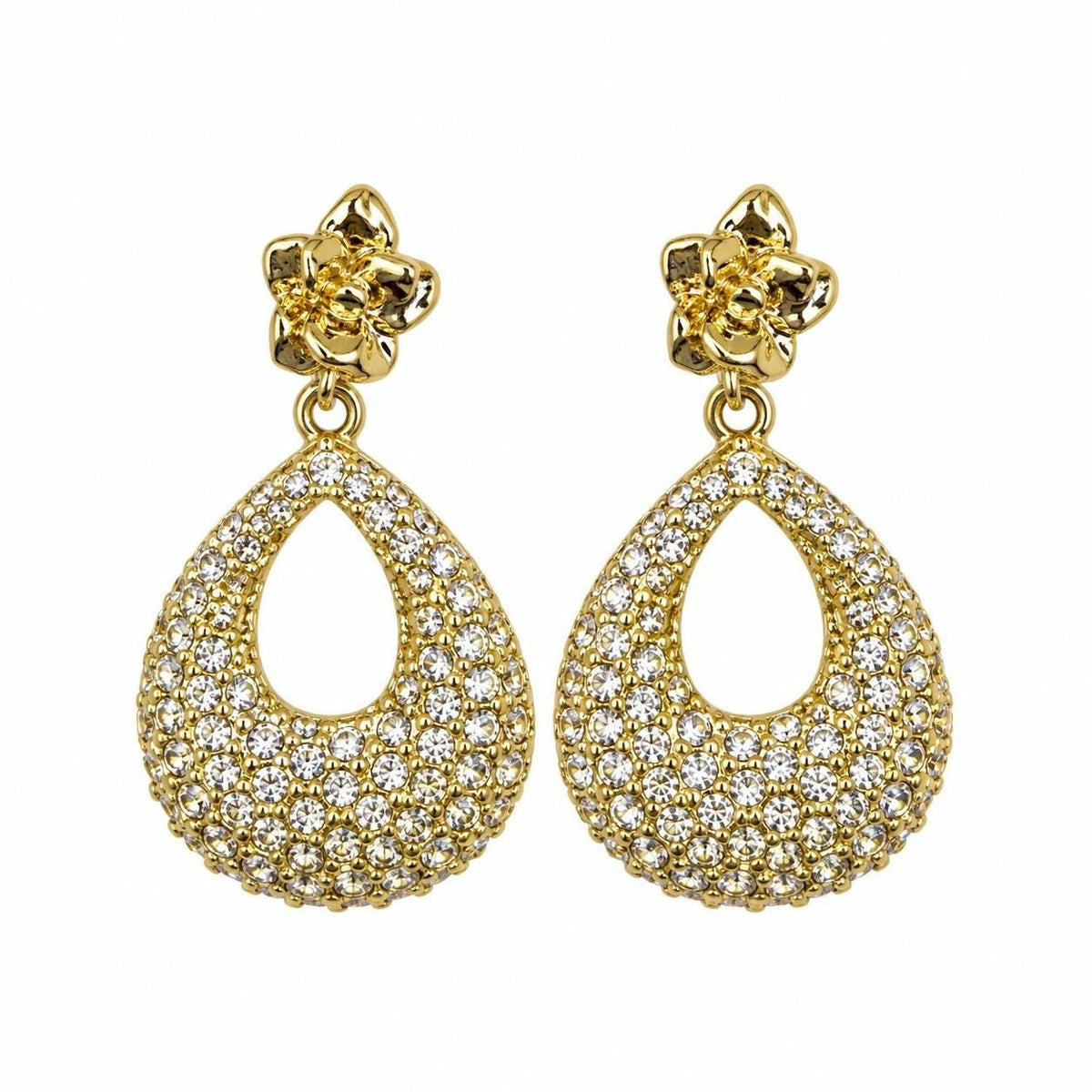 ARITOS DE ENCHAPE PARA DAMA 2CM