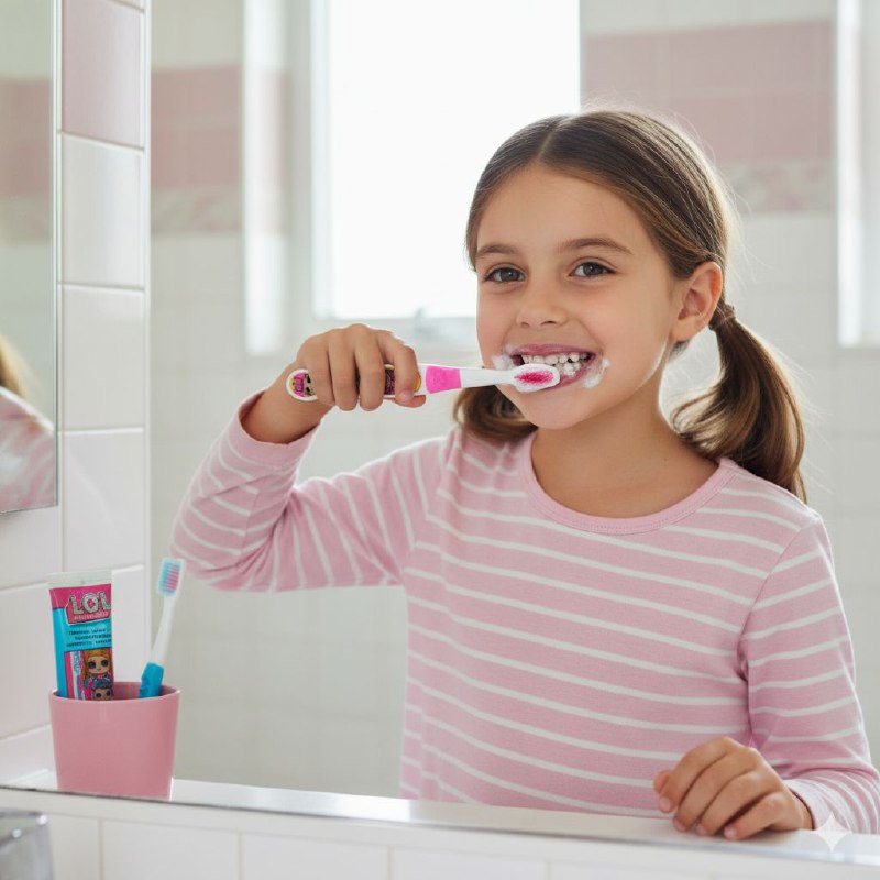 CEPILLO DE DIENTES EN SET DE 2UND PARA NIÑA LOL SURPRISE NEVADA KIDS