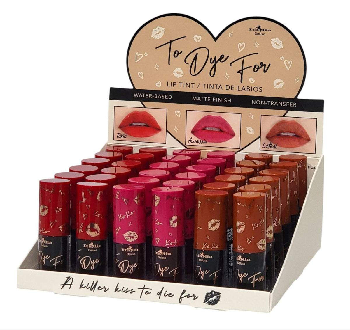 TINTA DE LABIOS DE LARGA DURACION TO DYE FOR ITALIA DELUXE 4ML