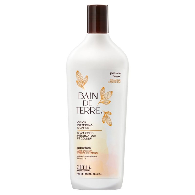 SHAMPOO DE EXTRACTO DE FLOR DE LA PASION QUE PROTEGE EL COLOR EN PELOS TEÑIDOS ZOTOS 400ML
