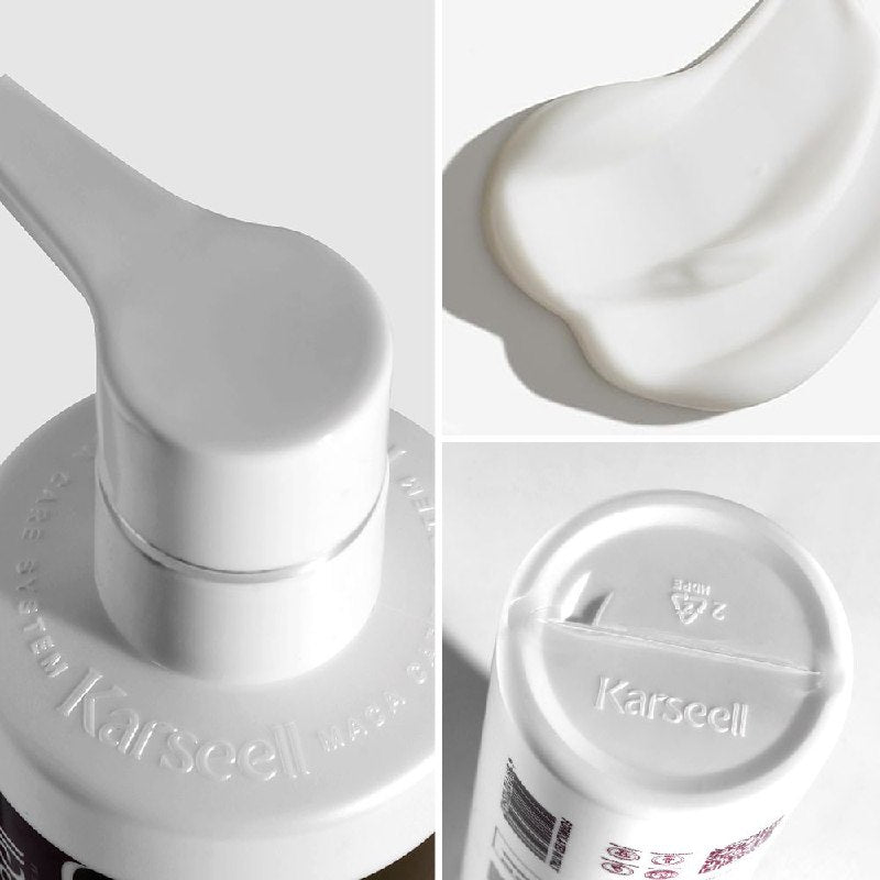 ACONDICIONADOR PARA EL CABELLO, REVITALIZA Y REPARA EL CABELLO DAÑADO POR CALOR O TRATAMIENTO DE COLOR, DEJANDOLO SUAVE Y BRILLANTE KARSEELL MACA ESSENCE REPAIR 500ML