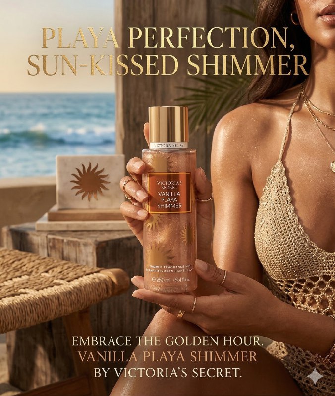 VICTORIAS SECRET SPLASH VANILLA PLAYA SHIMMER 250ML (M)