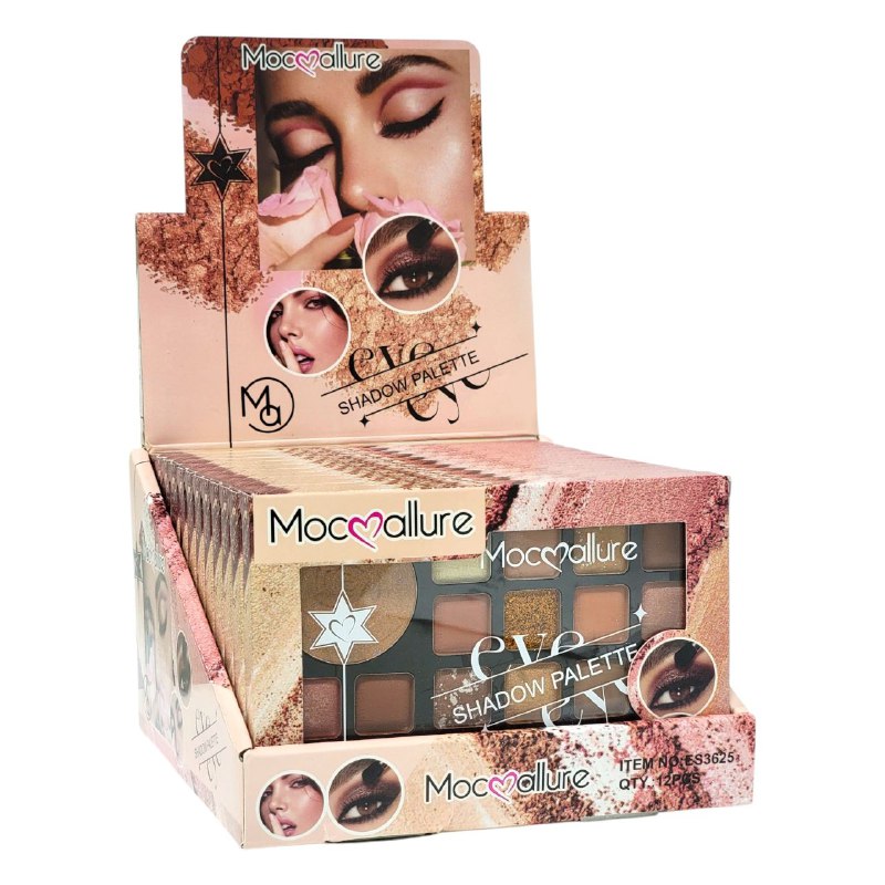 SOMBRA DE OJOS EN PALETA DE 21 COLORES MOCMALLURE 28G