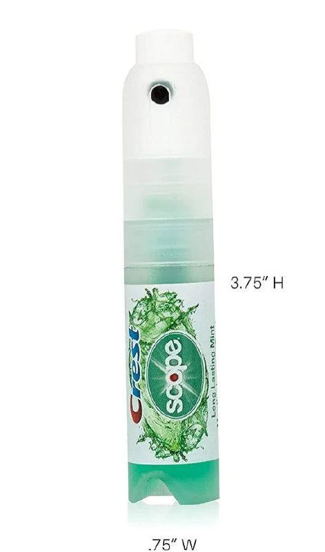 SPRAY BUCAL DE MENTA PARA EL ALIENTO PAQUETE DE 4 CREST 7MLX4