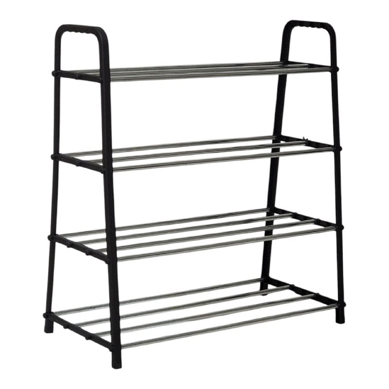 ORGANIZADOR ZAPATERA PLASTICA DE 4 NIVELES, AHORRO DE ESPACIO, ALMACENA HASTA 12 PARES DE ZAPATOS NORDIC WIND 58X28X62CM