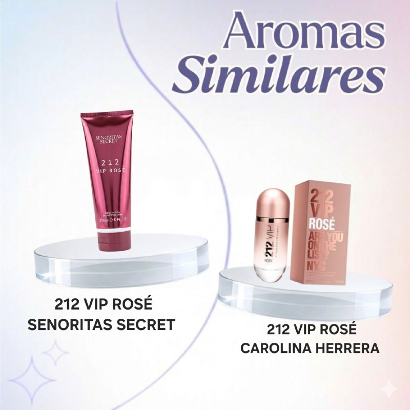 CREMA 212 VIP ROSE SENORITAS SECRET 236ML (M) (AROMA SIMILAR CAROLINA HERRERA 212 VIP ROSE)
