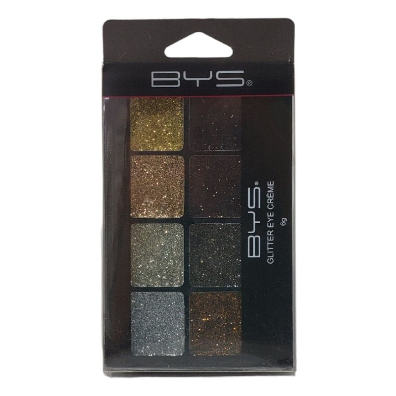 SOMBRAS EN PALETA CREMOSA CON BRILLO DE ALTA CALIDAD BYS COSMETICS 6G