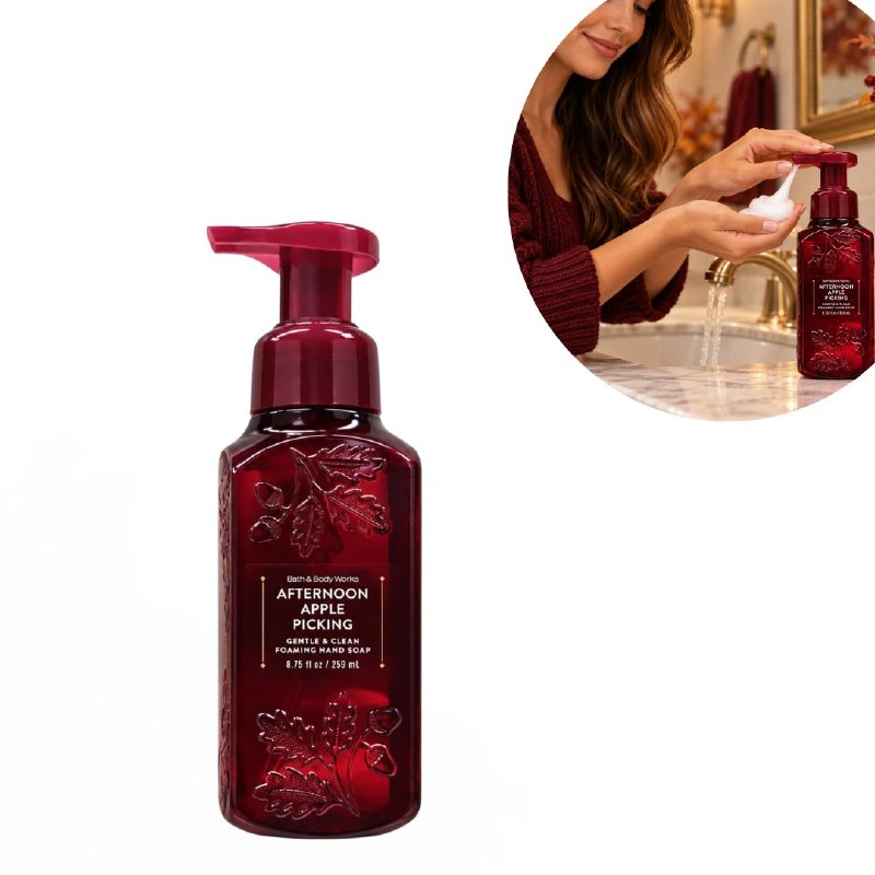 BATH & BODY WORKS JABON DE MANOS SUAVE Y LIMPIO AFTERNOON APPLE PICKING 259ML