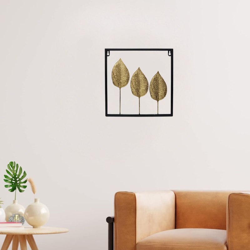 DECORACION CUADRO DECORATIVO DE METAL PARA PARED 30X30CM