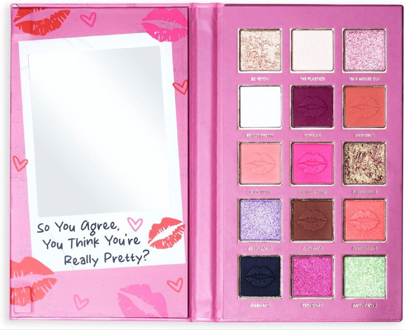 SOMBRA DE OJOS EN PALETA ORIGINAL REVOLUTION BURN BOOK MEANGIRLS 1.1GX15