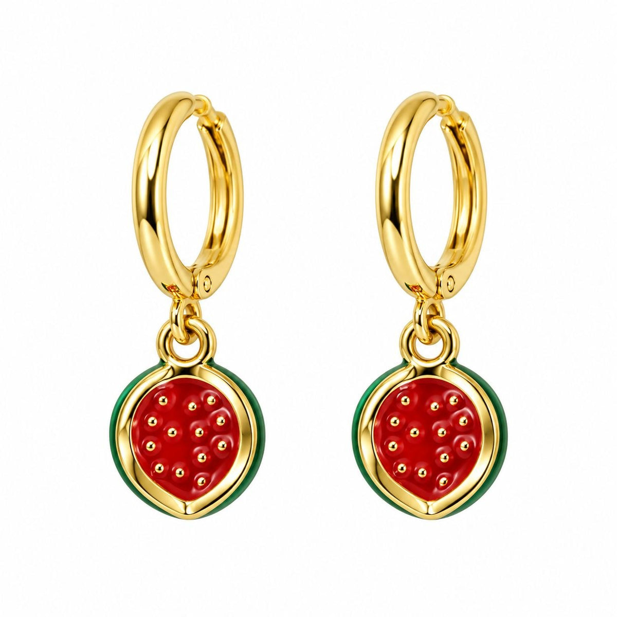 ARGOLLAS DE ENCHAPE PARA DAMA 2.5CM