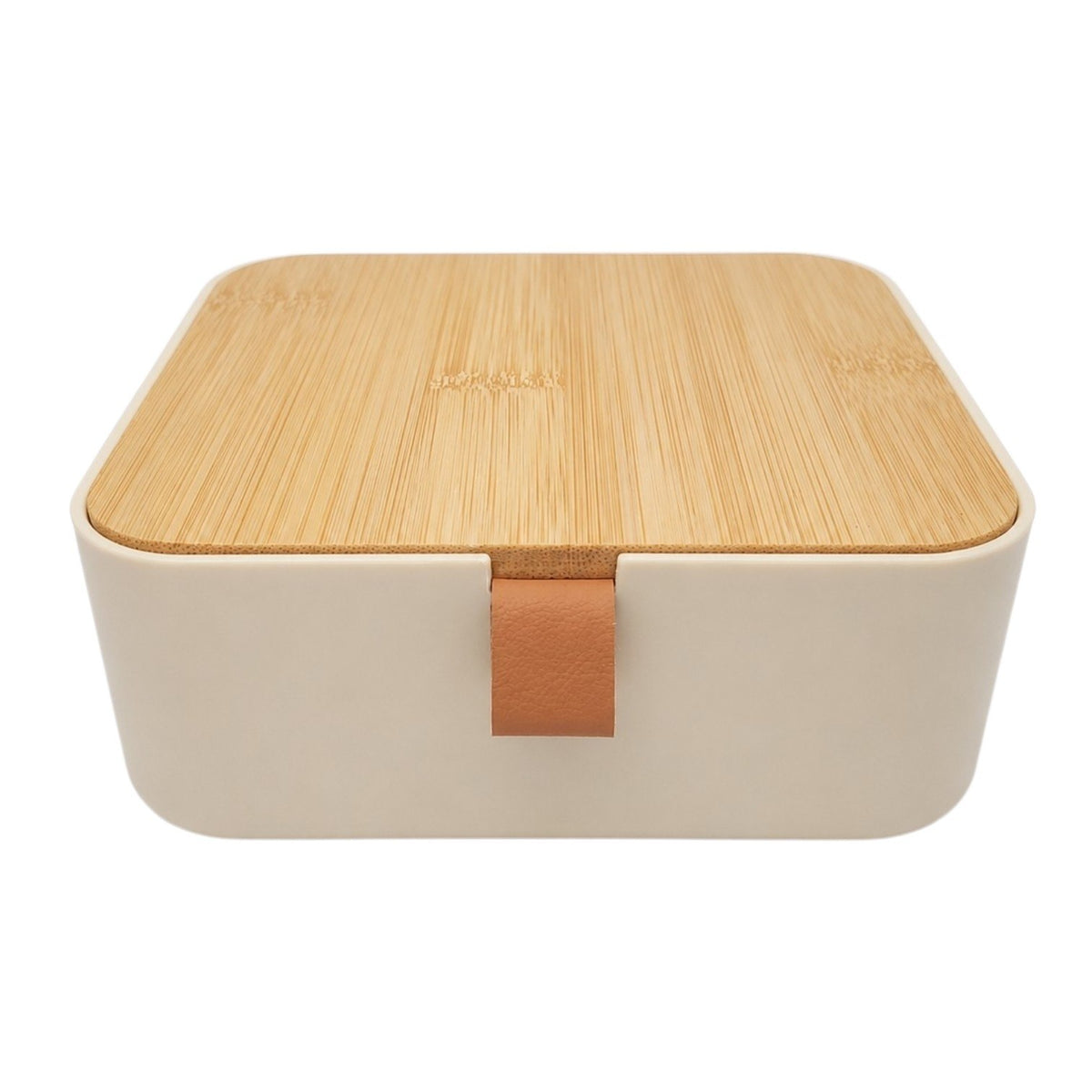 MINI ORGANIZADOR CON ESPEJO COMPACTO PARA RETOQUES RÁPIDOS DE MAQUILLAJE 15x15CM