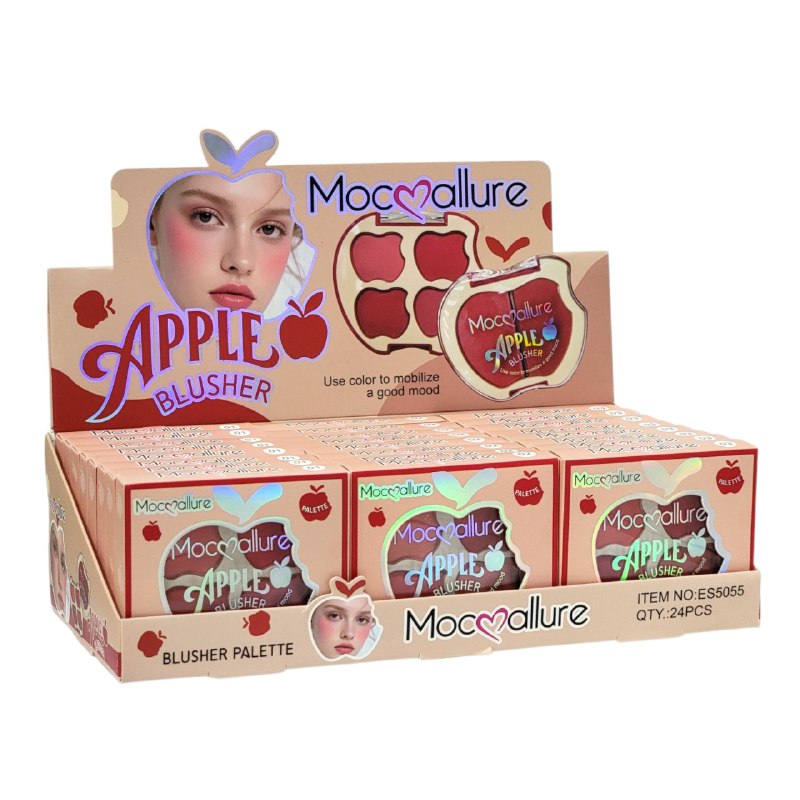 BLUSH PARA MEJILLAS EN FORMA DE MANZANA MOCMALLURE 10G