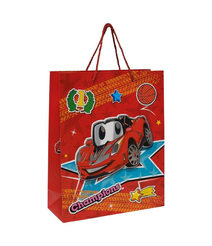BOLSA DE REGALO MEDIANA 3 D CARS 1245889057960