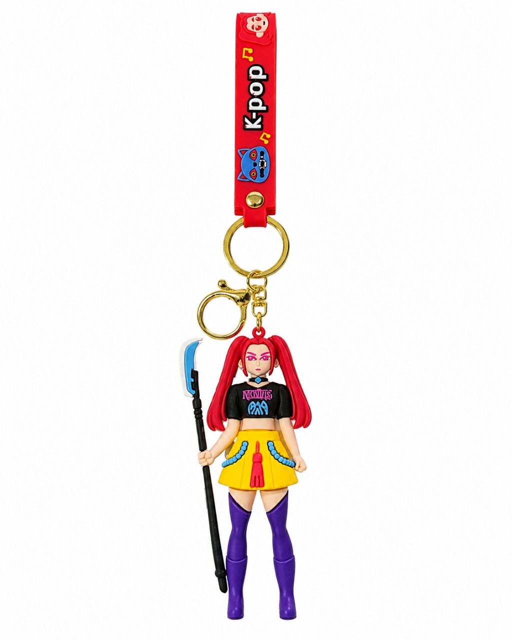 LLAVEROS DE CK-POP CON BROCHE METALICO
