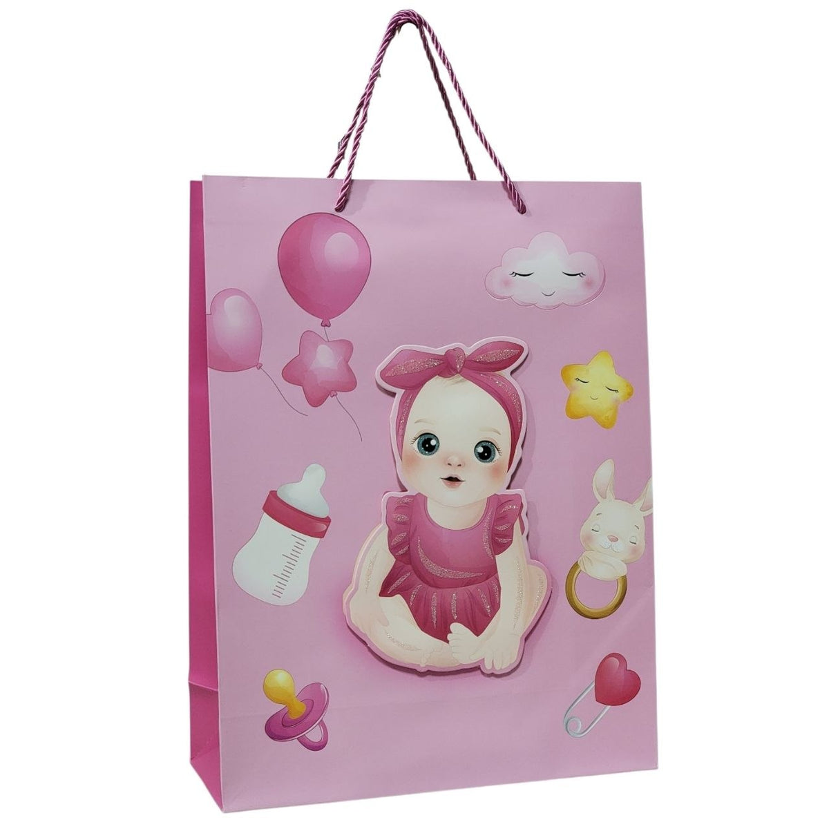 BOLSA DE REGALO PARA BABY SHOWER GRANDE 30X40X12CM