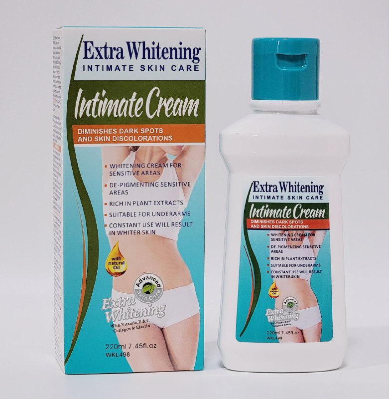 CREMA CORPORAL INTIMA ULTRA ACLARANTE PARA MUJER FRUIT OF THE WOKALI 220ML
