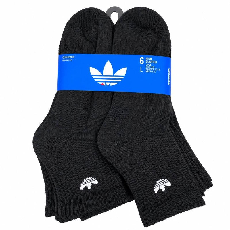 CALCETA TOBILLERA ADIDAS ORIGINAL 6 PARES TALLA HOMBRE 8-12 TALLA MUJER 10-13