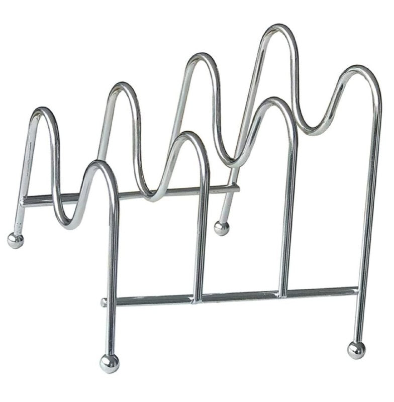 ORGANIZADOR SOPORTE METALICO PARA TAPADERAS DE OLLAS O PLATOS, CAPACIDAD DE 3 OBJETOS