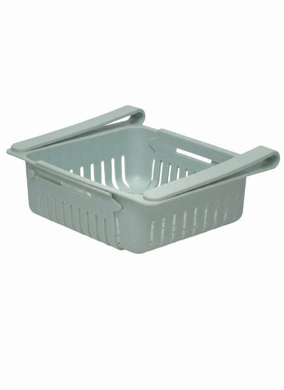 CANASTA ORGANIZADORA PARA ALIMENTOS AJUSTABLE PARA REFRIGERADOR MULTIUSOS