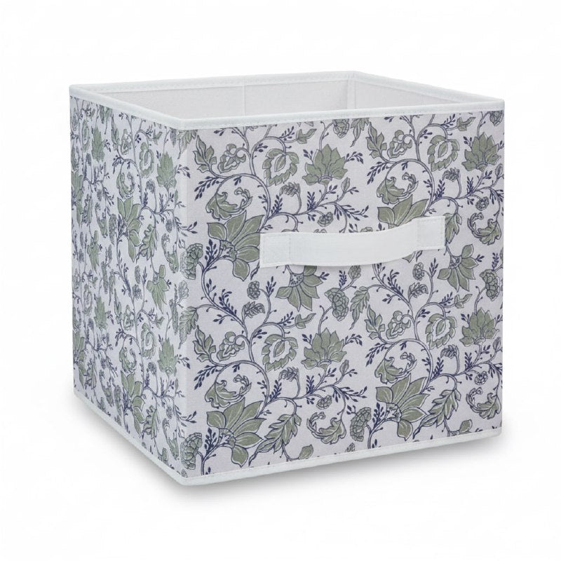 ORGANIZADOR CAJA DE ALMACENAMIENTO PLEGABLE DE TELA CON ASA CLOSET ESSENTIALS 27.9X26.7X26.7CM