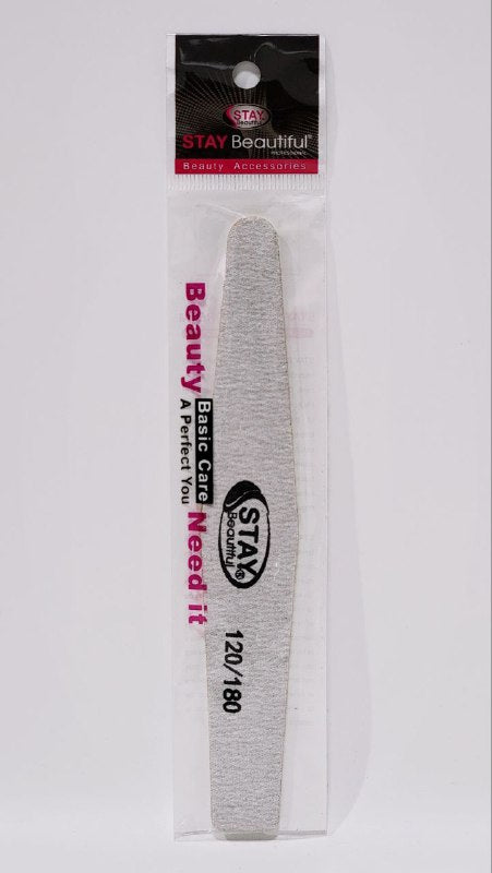 LIMA PARA UÑAS DOBLE CARA 120/180 STAY BEAUTIFUL