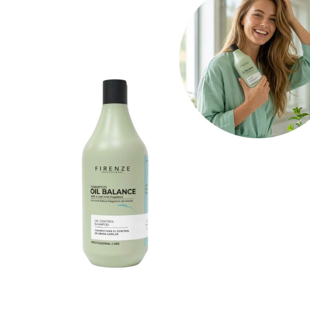 SHAMPOO DE LIMPIEZA PROFUNDA PARA PELO GRASO DE EXTRACTO DE MENTA FIRENZE 500ML