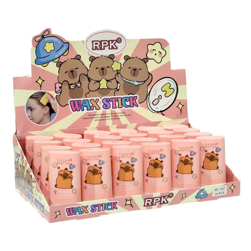 CERA PARA EL CABELLO EN BARRA DE FIJACION SUAVE Y FLEXIBLE BRILLANTE DE CAPIBARA CAPYBARA PRK