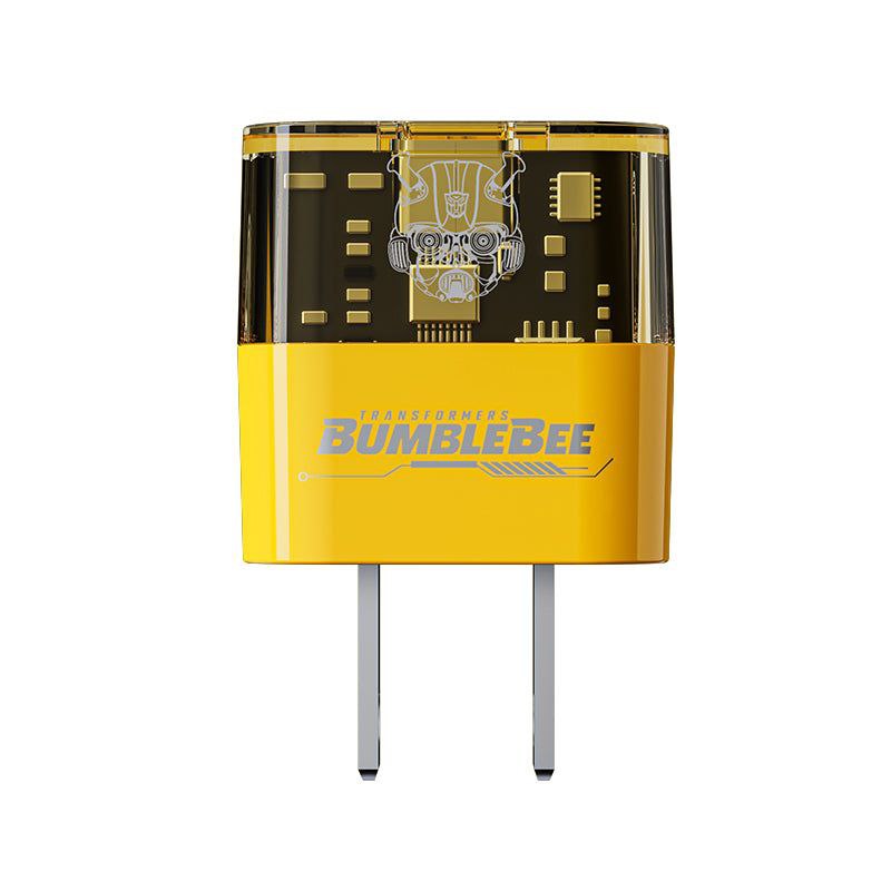 CARGADOR RÁPIDO DOBLE PUERTO 20W TRANSFORMERS BUMBLEBEE EXPLORE
