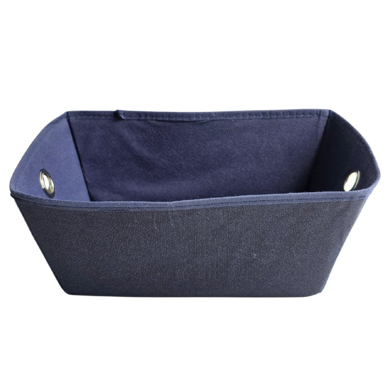 ORGANIZADOR CAJA DE ALMACENAMIENTO CESTA DE TELA CON ASA MULTIFUNCIONAL CLOSET ESSENTIALS 29X19X12.7CM