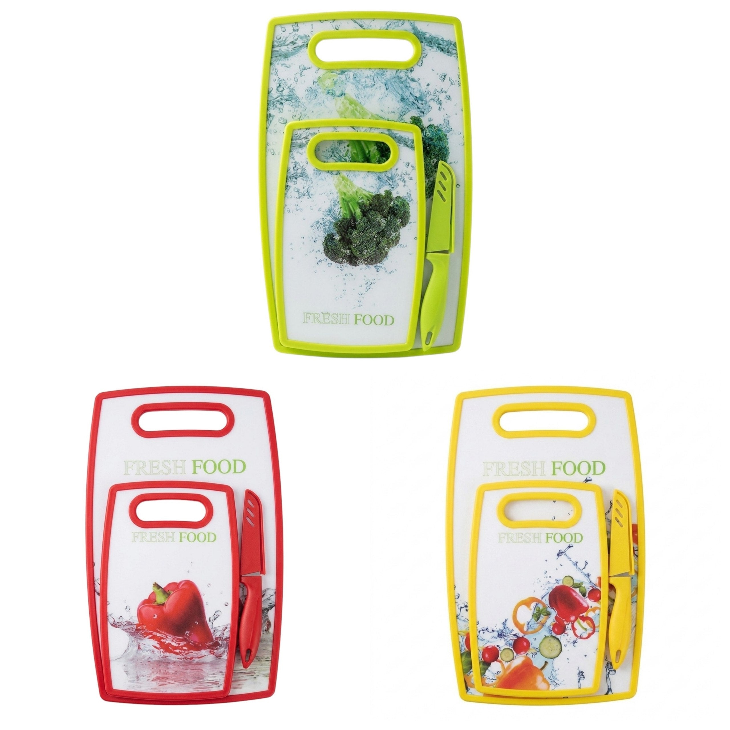 TABLAS DE CORTE Y UN CUCHILLO MULTIUSOS FACILITAR LA PREPARACIÓN DIARIA DE ALIMENTOS BENELI HOME 37x23CM