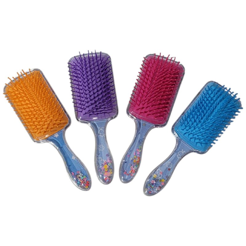 CEPILLO PEINE PARA EL CABELLO DESENREDANTE DE LILO Y STITCH, MANGO MEJOR AGARRE, CERDAS DE FLEXION PARA HUMEDO O SECO