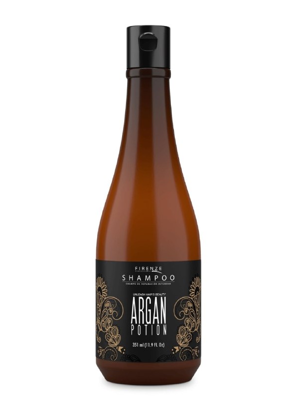 SHAMPOO DE REPARACION INTENSA DE ACEITE DE ARGAN PREMIUM HUMECTANTE FIRENZE 351ML