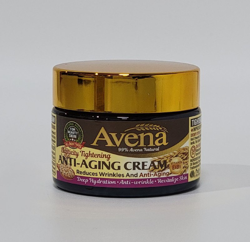 CREMA FACIAL DE AVENA ANTIEDAD REAFIRMANTE, REDUCE LAS ARRUGAS, VITAMINA E Y B3, CALMANTE E HIDRATANTE FRUIT OF THE WOKALI PROFESSIONAL CARE 55G