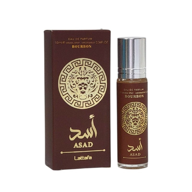 PERFUME ECONOMICO ARABE ASAD BOURBON LATTAFA 10ML