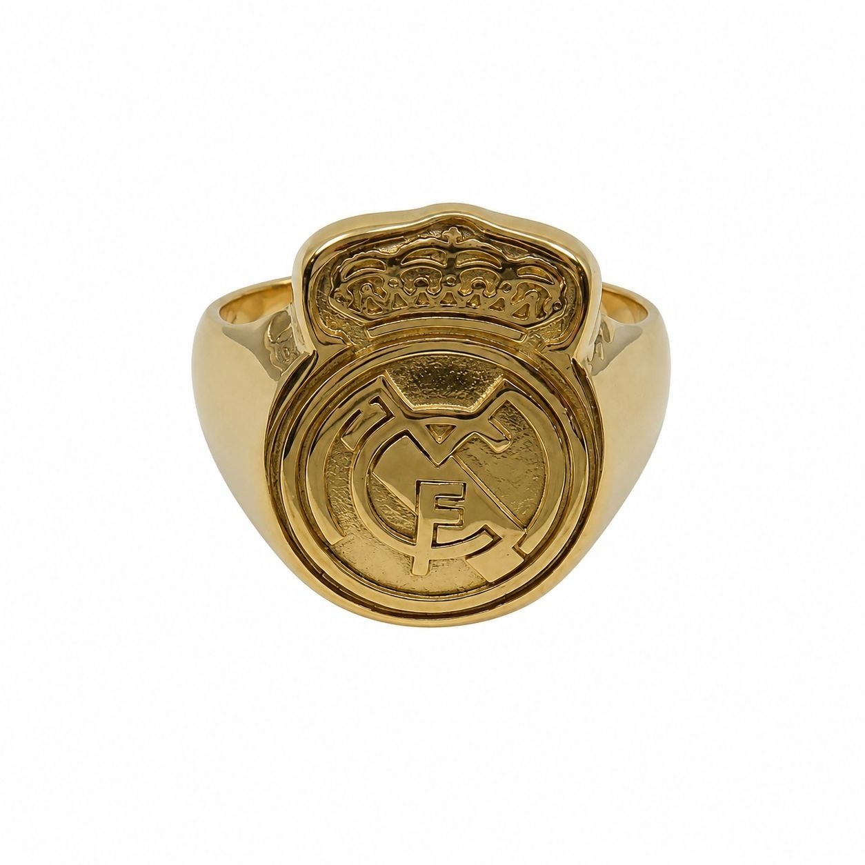 ANILLO DE ENCHAPE PARA CABALLERO CON DISEÑO REAL MADRID