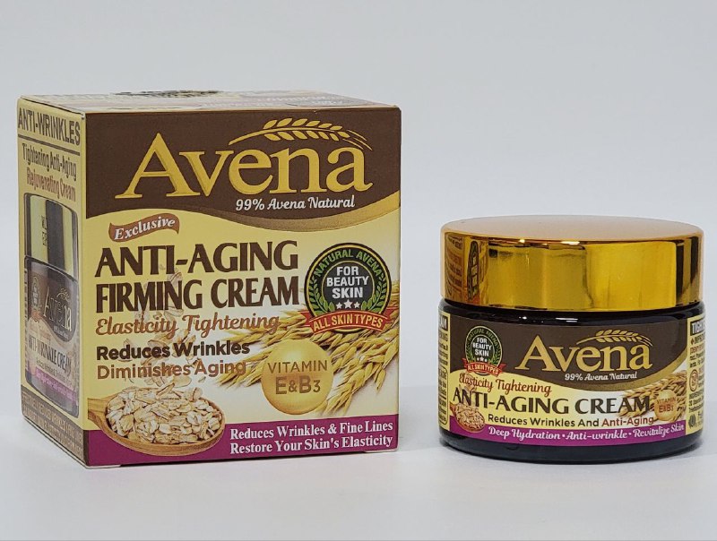 CREMA FACIAL DE AVENA ANTIEDAD REAFIRMANTE, REDUCE LAS ARRUGAS, VITAMINA E Y B3, CALMANTE E HIDRATANTE FRUIT OF THE WOKALI PROFESSIONAL CARE 55G